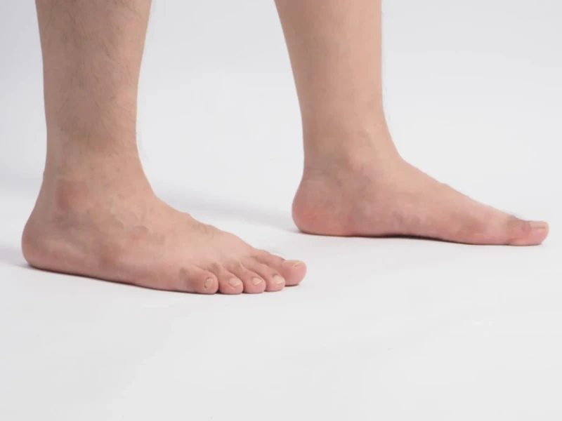 Age of treatment for flat feet